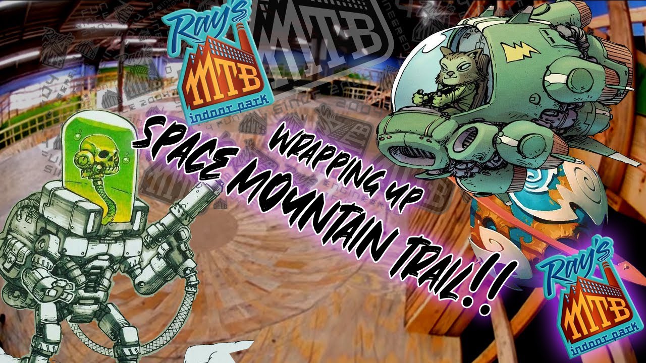 Wrapping Up The New Space Mountain Trail @Ray's Factory Riders!
