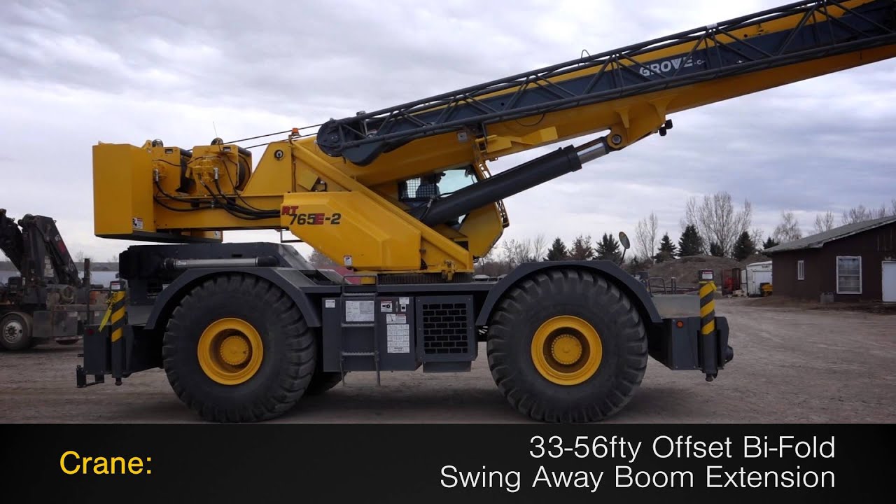 2011 Grove RT765E, 36-110 ft, 4 sec, 65 ton block For Sale