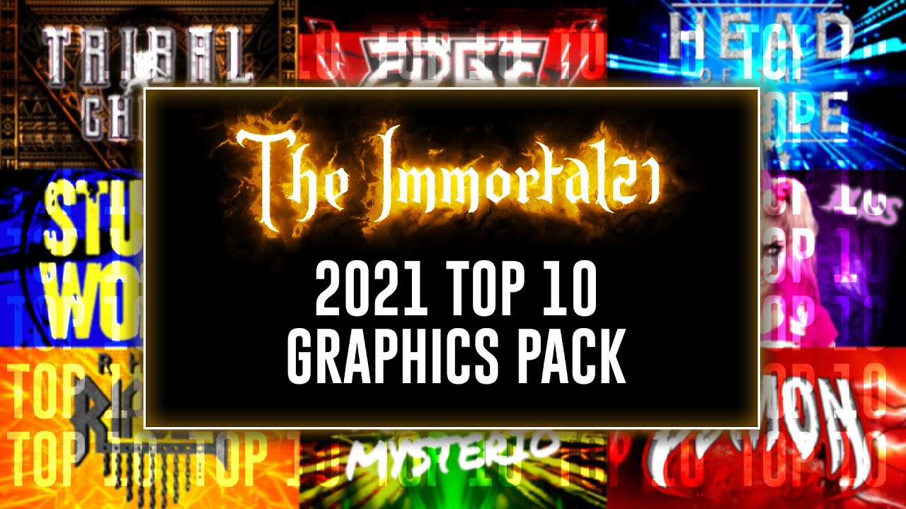 TOP10 - WWE BEST GRAPHICS PACK 2021
