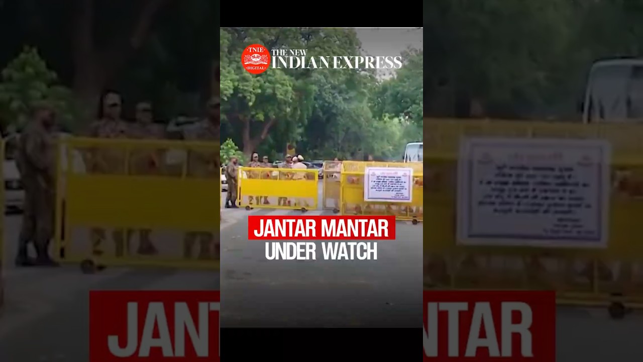 Delhi security remains tight at Jantar Mantar amidst protest calls against CEC Gyanesh Kumar
