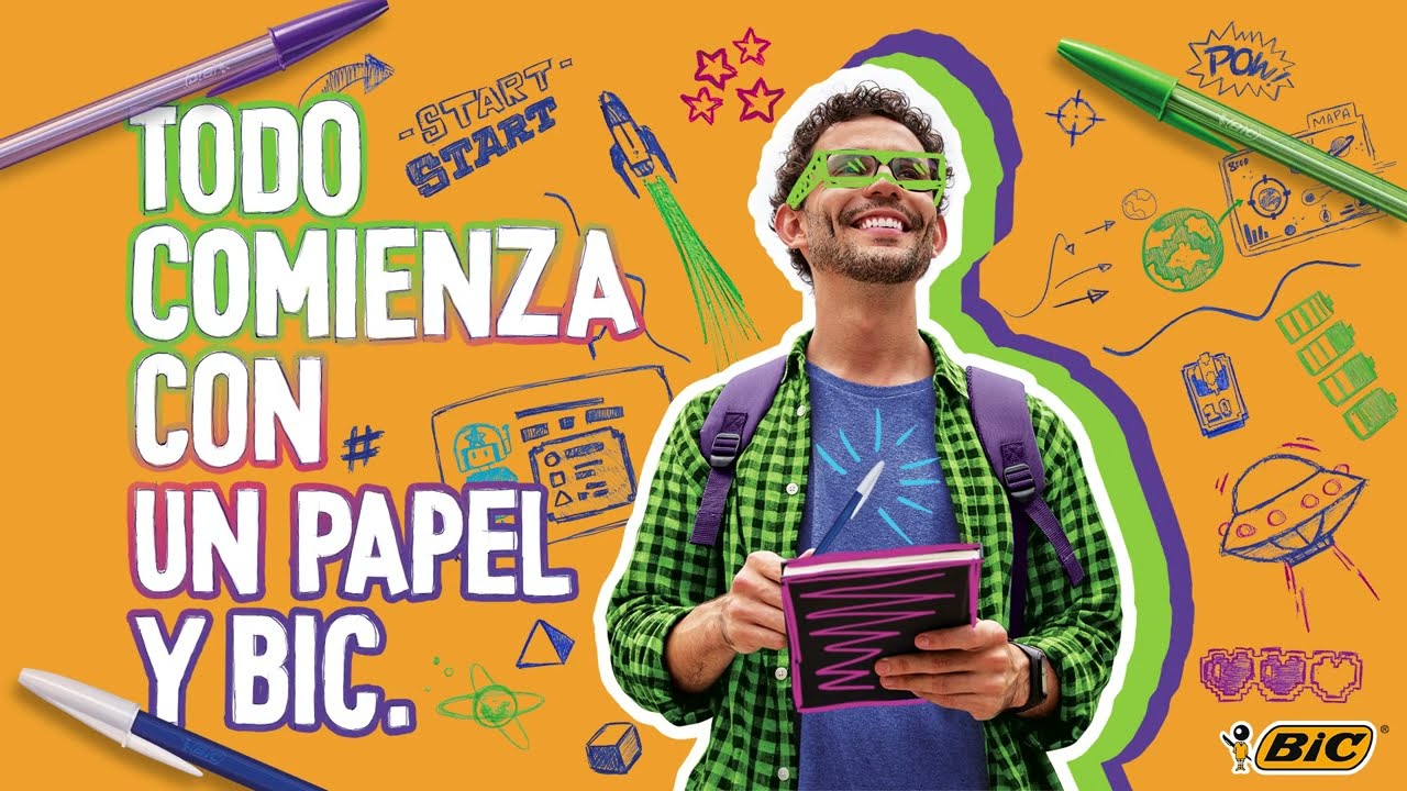 Todo comienza con un papel y BIC