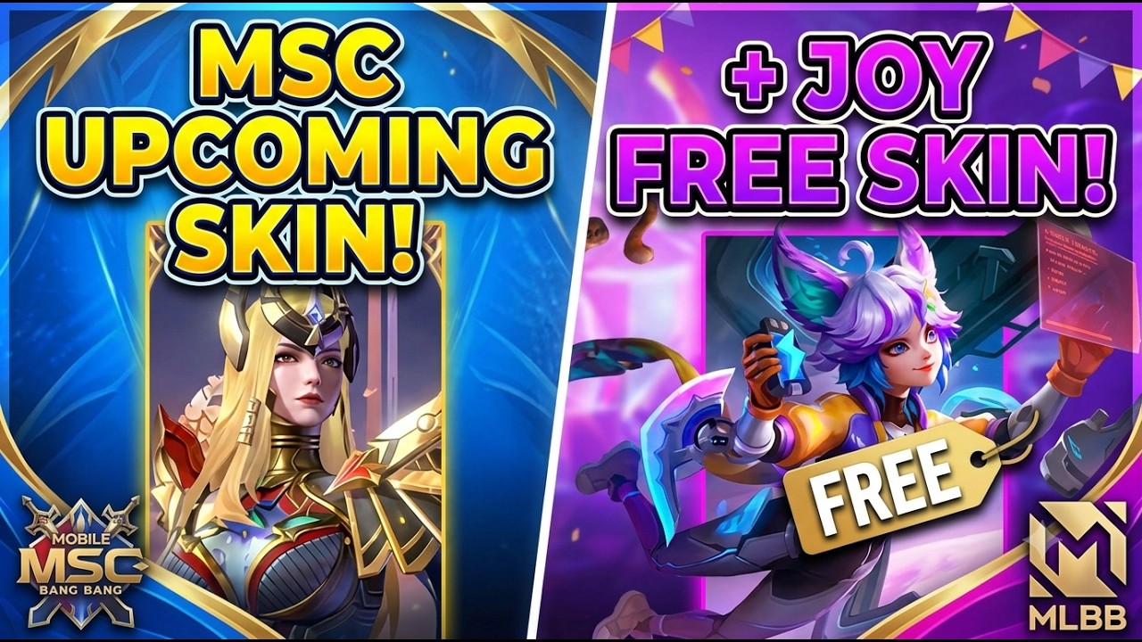 HOW TO GET THE NEW MSC SKIN & FREE JOY SKIN! 😱🔥 | MLBB Upcoming Events