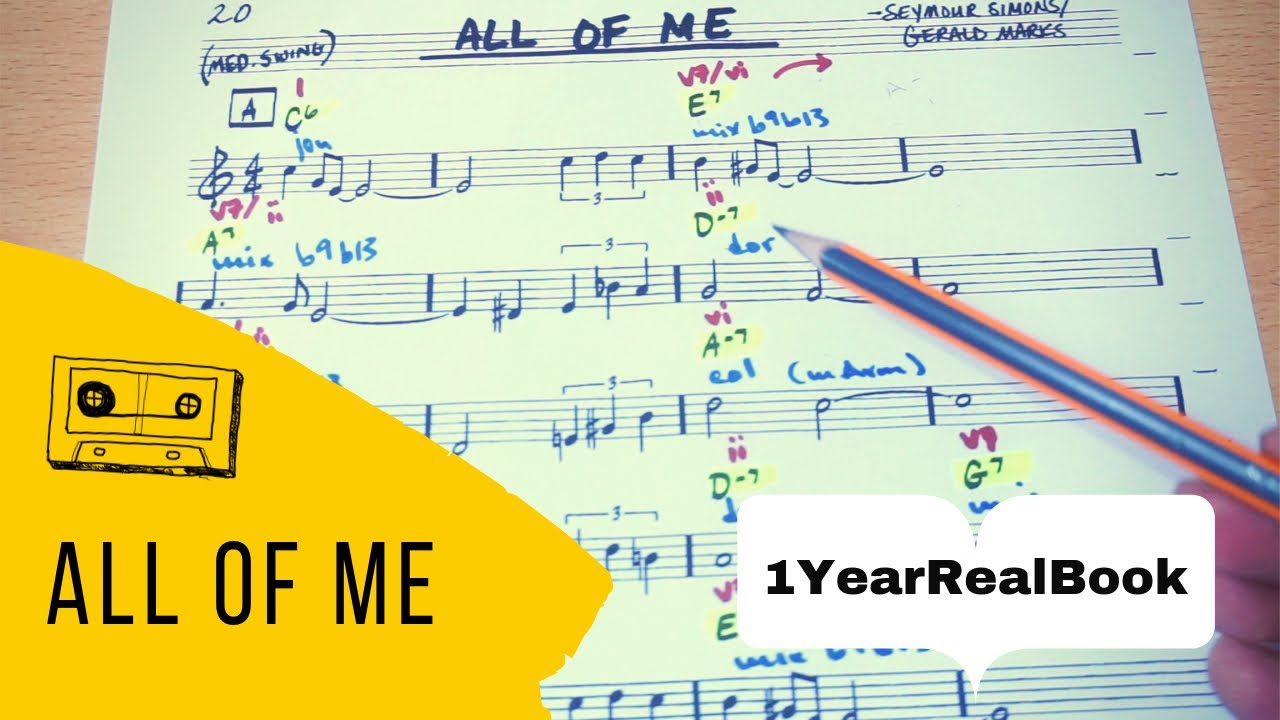 All of Me 👐 (Análisis de Acordes y Escalas) El Real Book Ep10