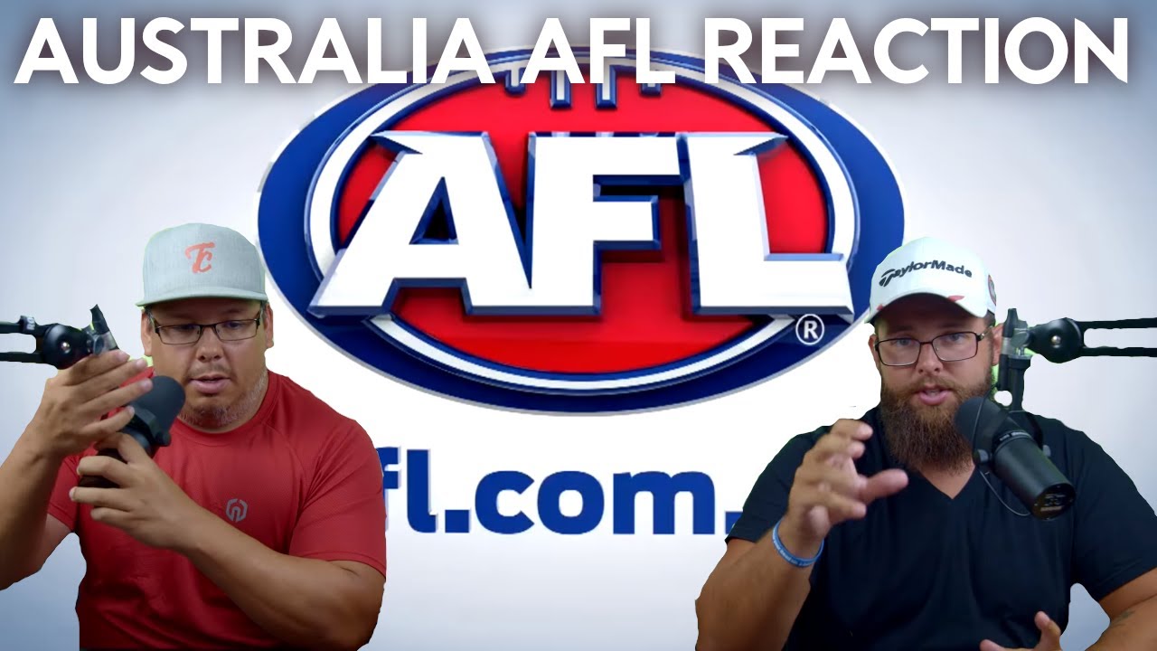 Americans React to AFL | Australia Football League | Football Player Reacts