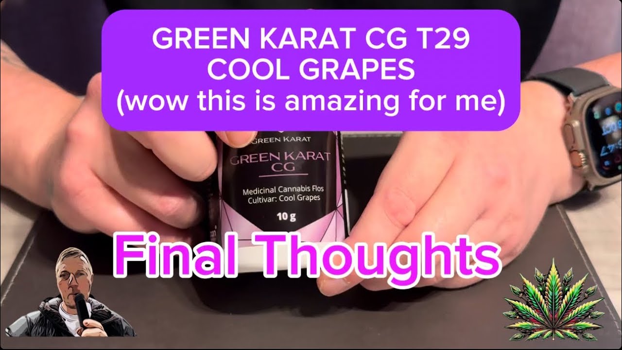 GREEN KARAT CG T29 Cool Grapes (excellent flower)