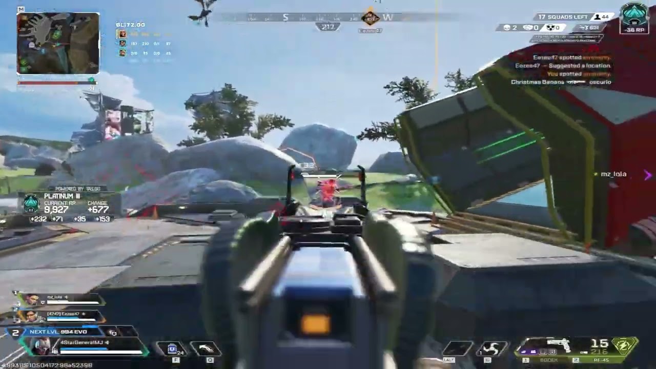MNK Player abuses RE-45 on 250ms in Apex Ranked
