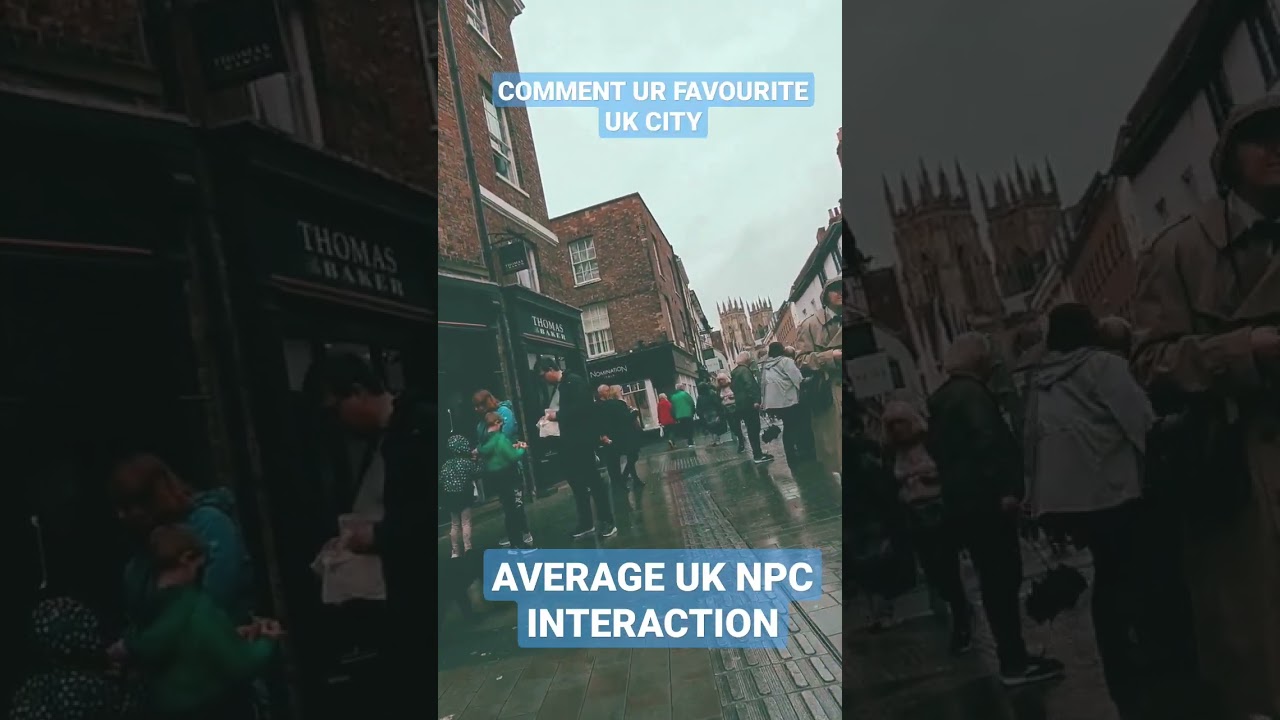 AVERAGE UK NPC INTERACTION #npc #uk #england #interaction #crazy