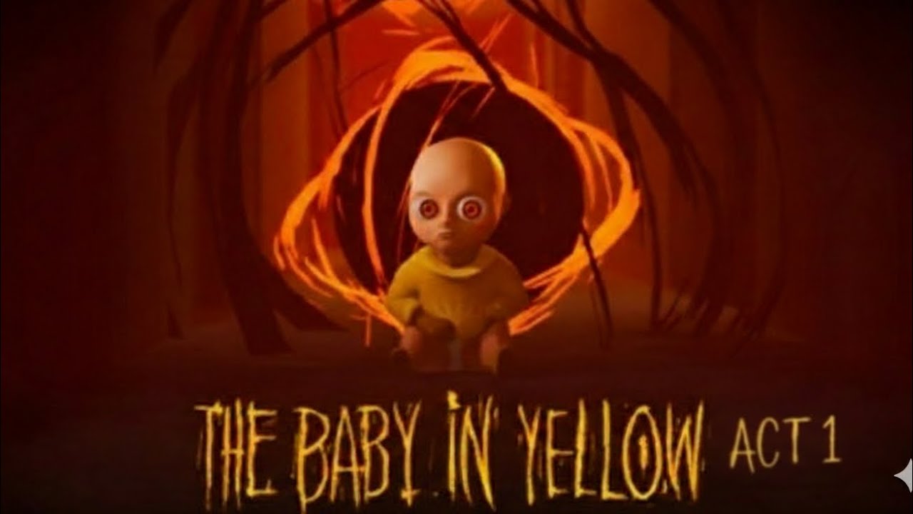 لعبت لعبة the baby in yellow Act 1 واتخضيت كثير 😂😩.the baby in yellow