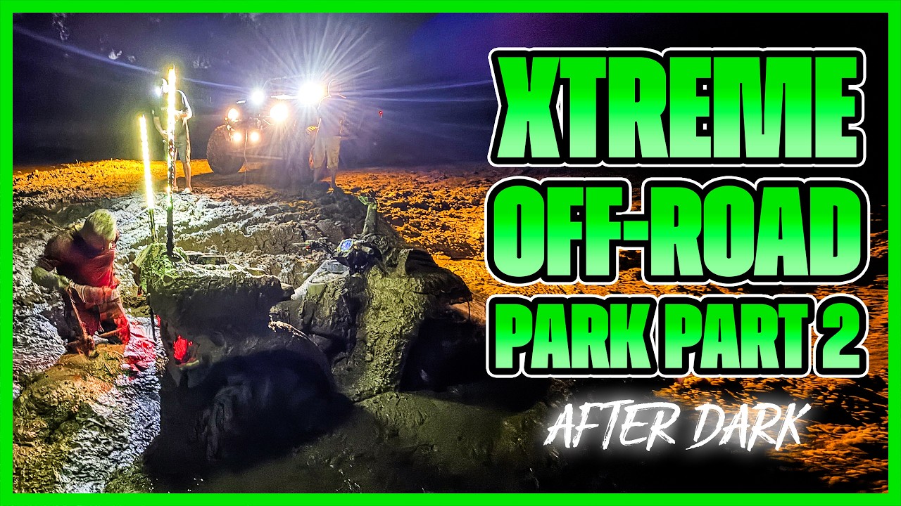 CHAOS po zmroku w Xtreme Offroad Park! | Wydobywanie pojazd&oacute;w SXS i utknięte maszyny w Houston w ...