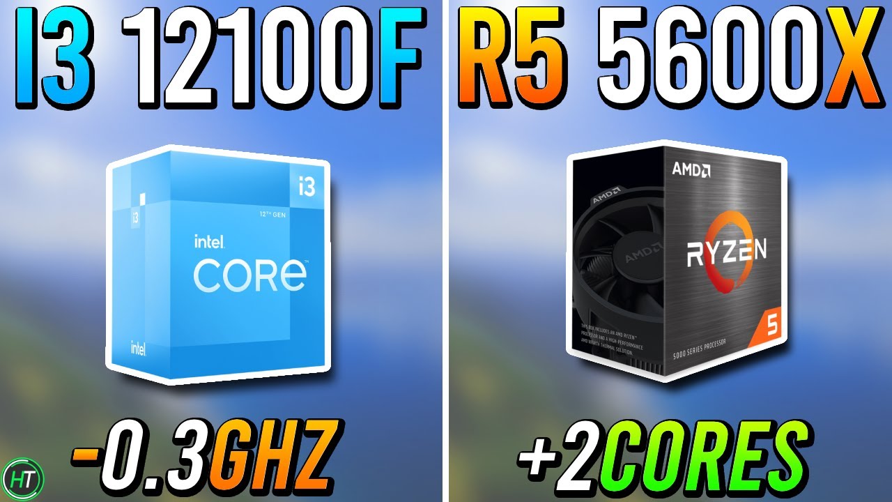 i3 12100F против Ryzen 5 5600X — Intel или AMD?