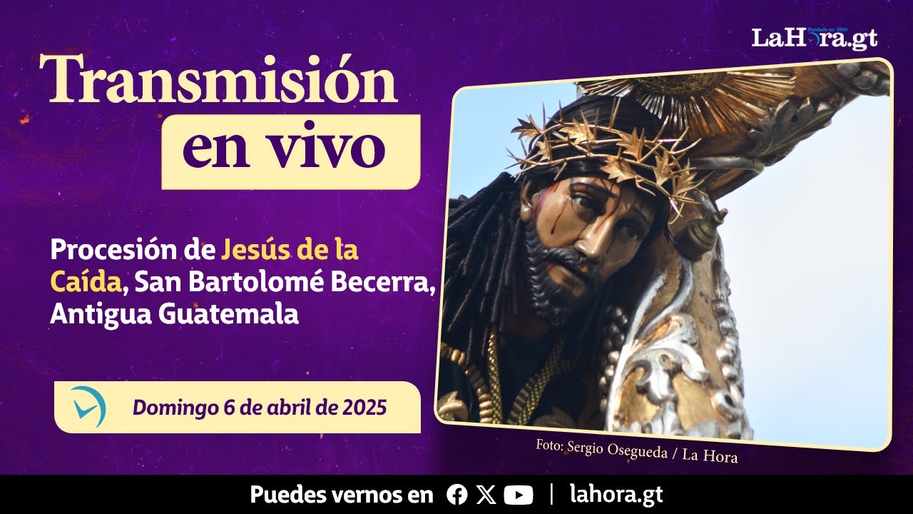 En vivo: Procesión de Jesús Nazareno de la Caída, San Bartolomé Becerra