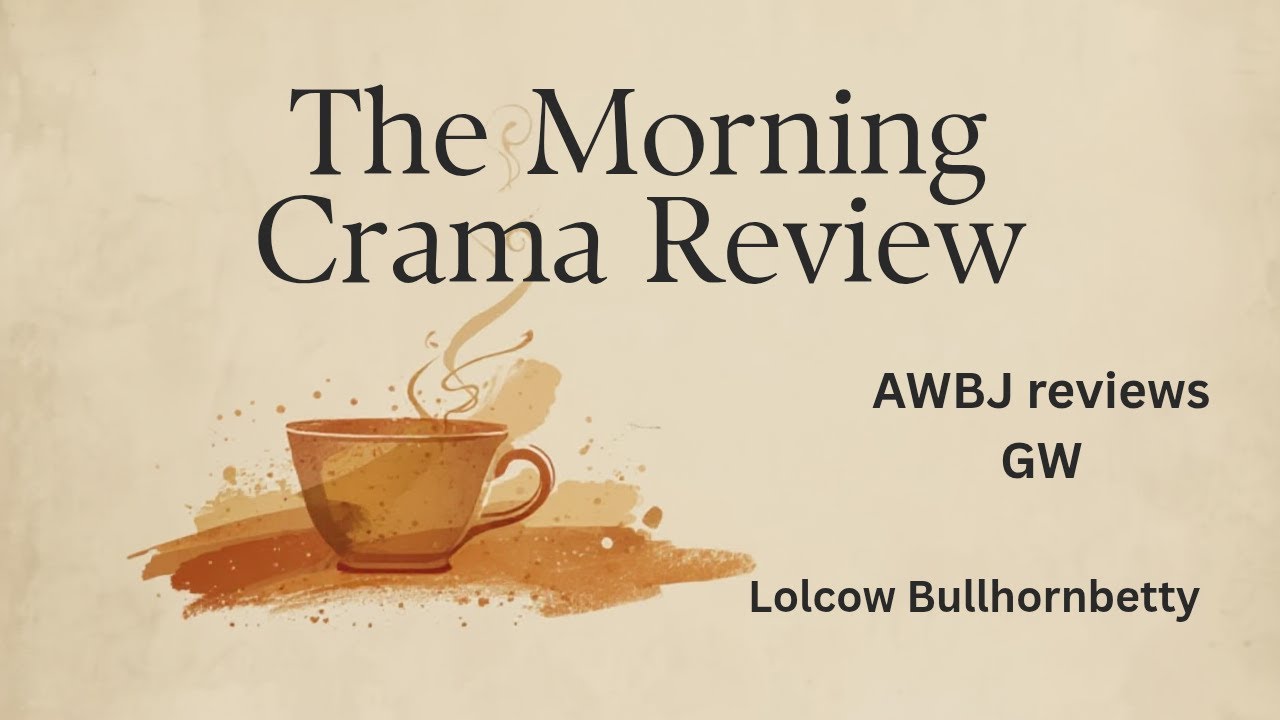 The Morning Crama Show. AWBJ & Panel Review GW. #crama #ro #threats #lolcow #grifter #delusional  📱