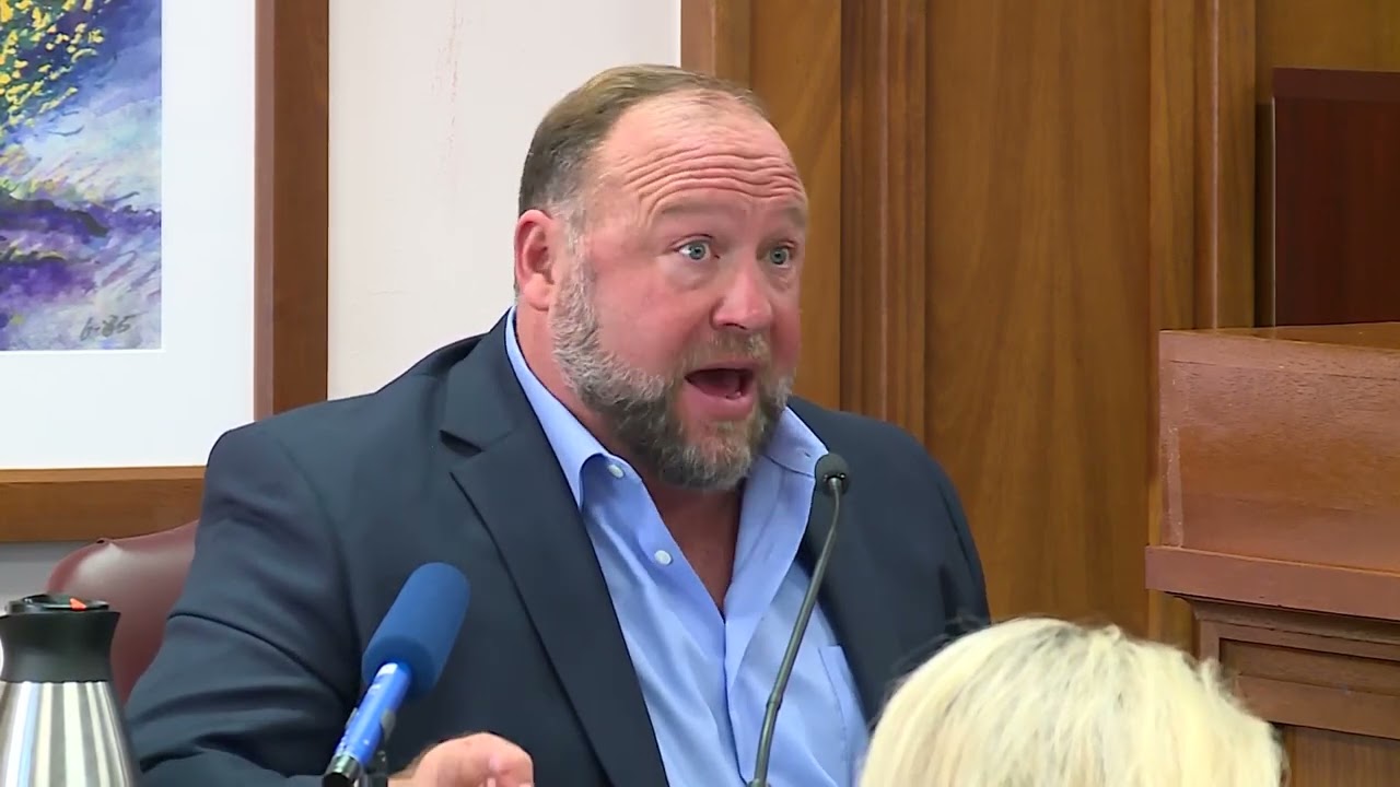 Alex Jones text messages revealed by lawyer Mark Bankston during trial