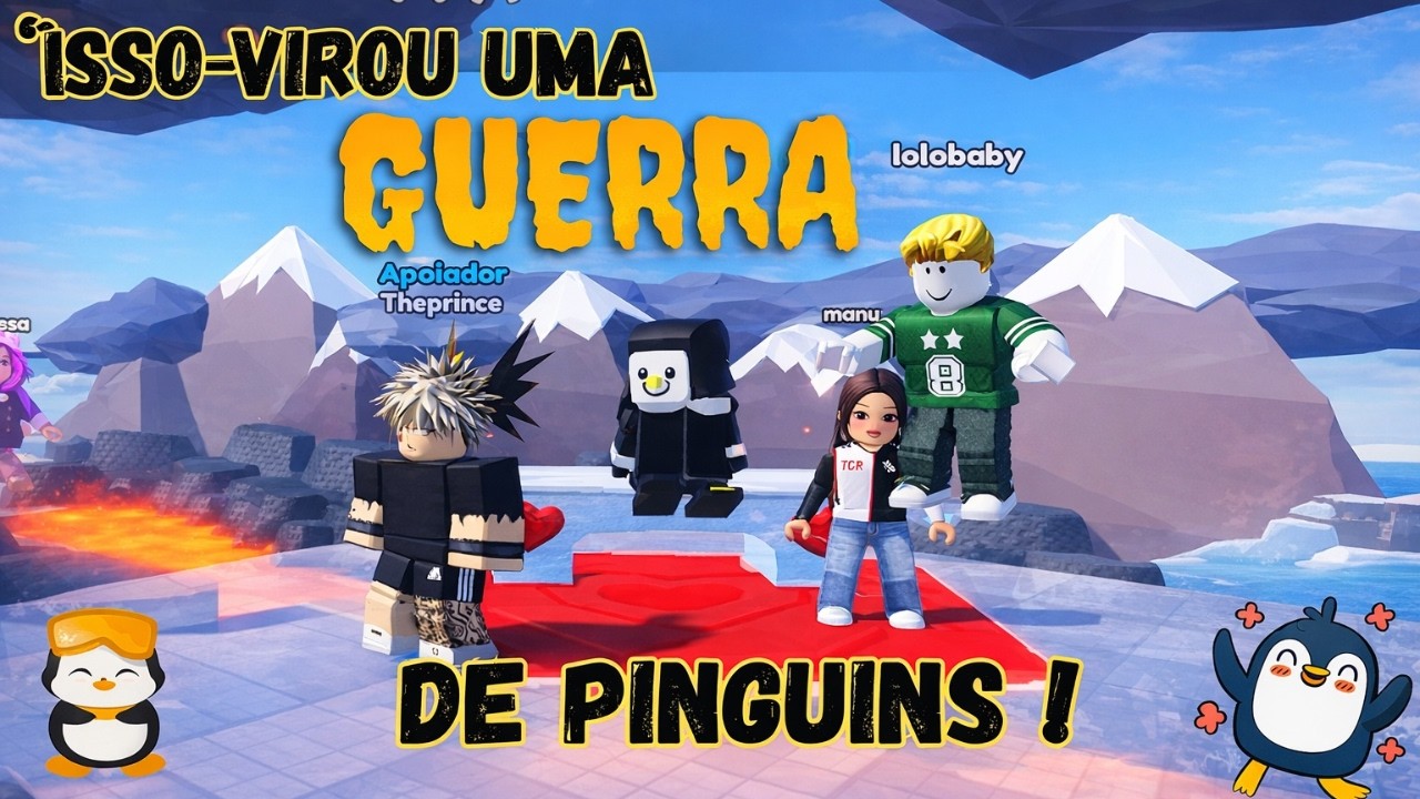 BATALHA ÉPICA DE PINGUINS! Penguin Knockout