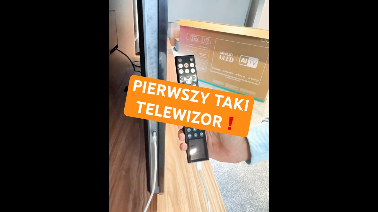 TO PIERWSZY TAKI TELEWIZOR NA RYNKU! SZOK, ŻE DOPIERO TERAZ