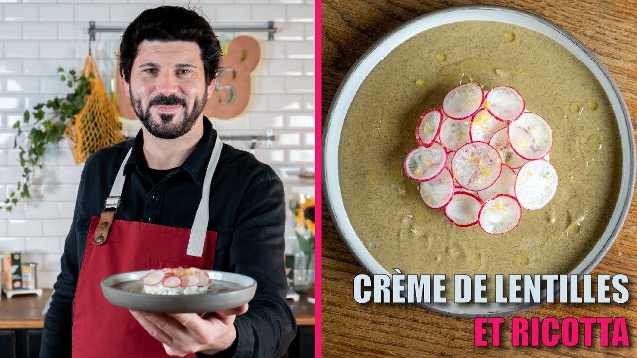 CRÈME DE LENTILLES ET RICOTTA - Puls' cuisinez les protéines végétales