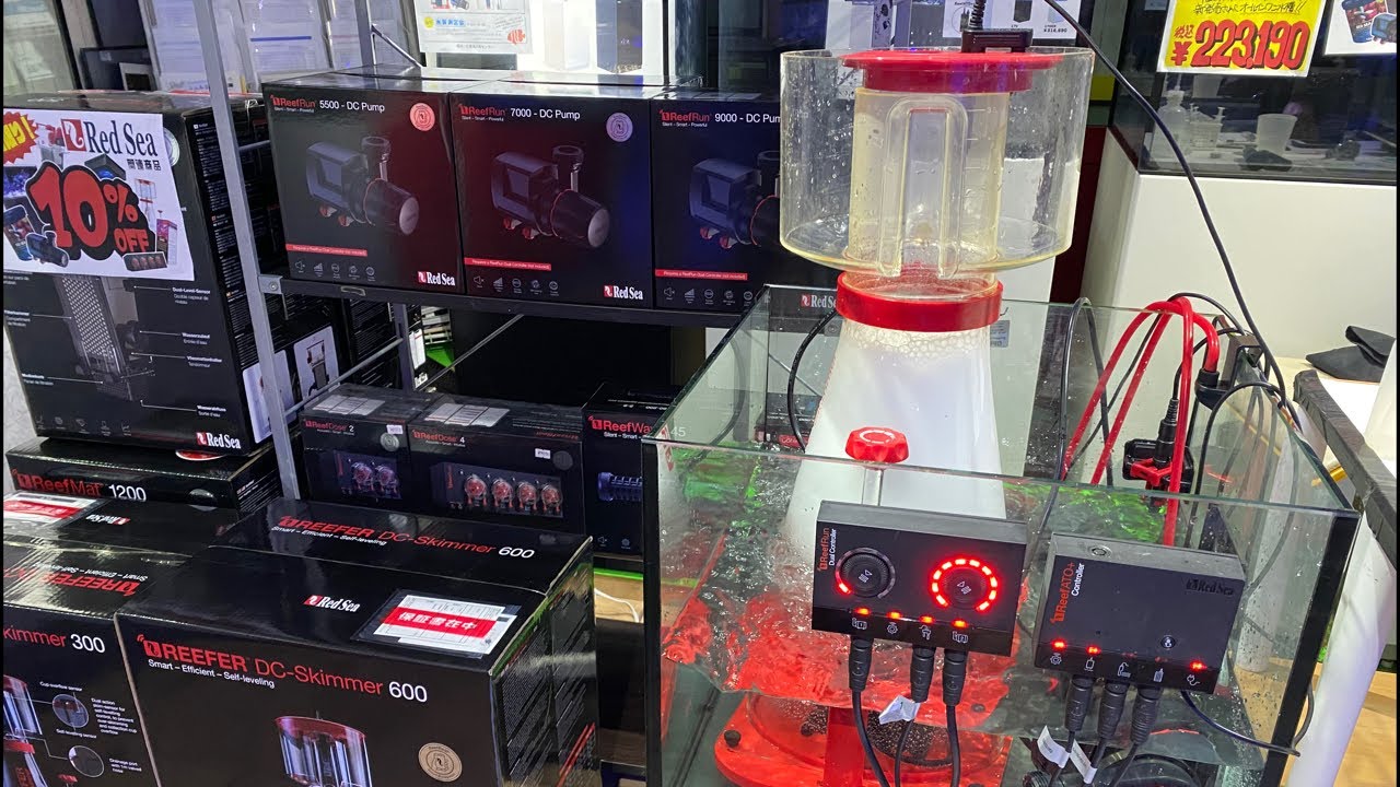 Red Sea開催！Reef Runシリーズがコレだ！水質検査も開催中！