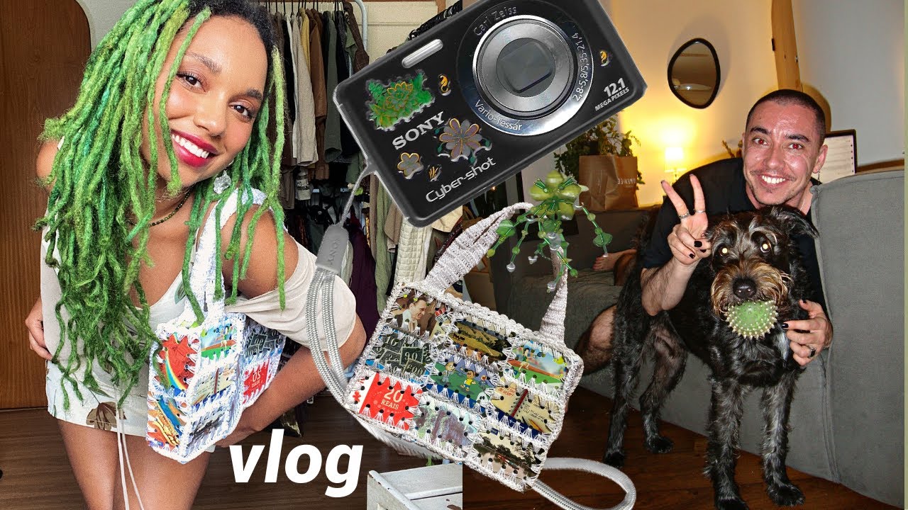 Feira de ARTESANATO e fotos em CYBERSHOT e comidas VEGANAS: VLOG de um final de semana