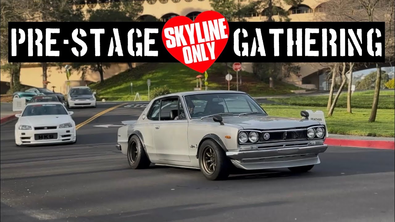 Rise, Shine & SKYLINE | Nissan GTR, Stagea & Kyusha Pre-Stage Gathering by Breakfast Club Rally