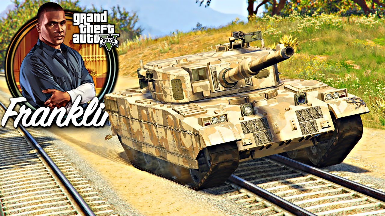 ROUBANDO TANQUE DO EXERCITO - GRAND THEFT AUTO V - GTA V MODS