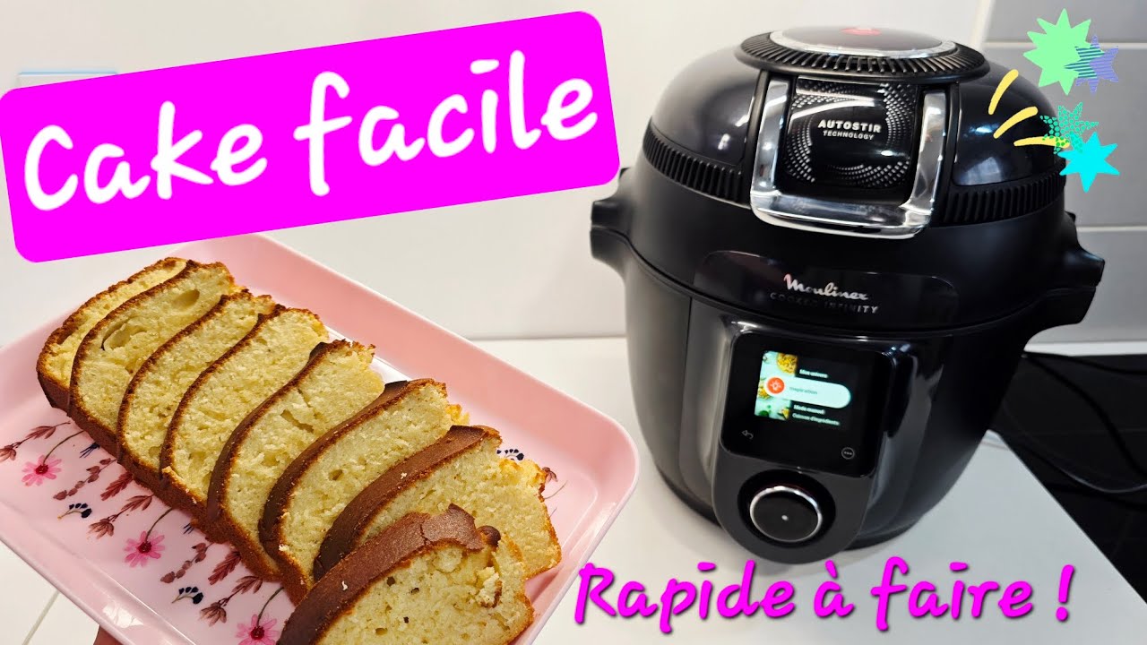Cake très facile au Nouveau Cookeo INFINITY de Moulinex !