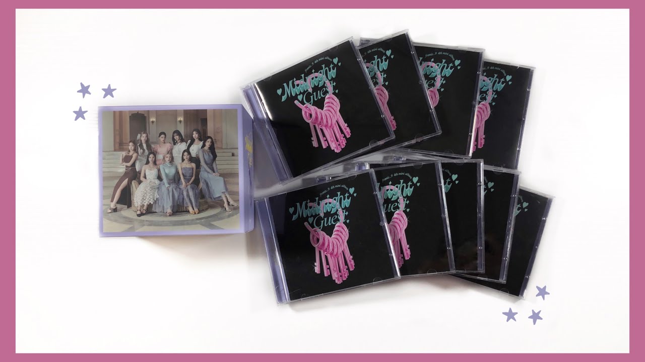 unboxing fromis_9 “midnight guest” jewel case versions ☆ all 9 member versions!