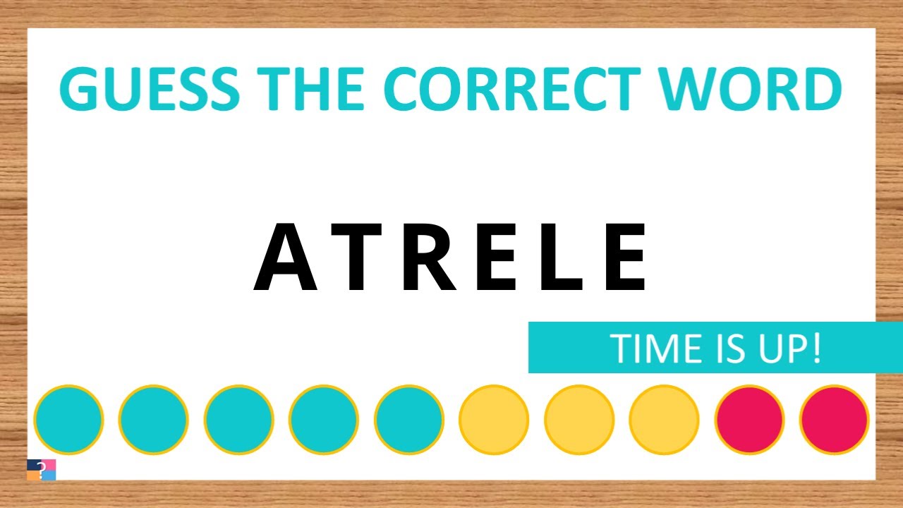 Guess the Correct Word! Unscramble in Record Time! 6 Letters | Agent Quiz