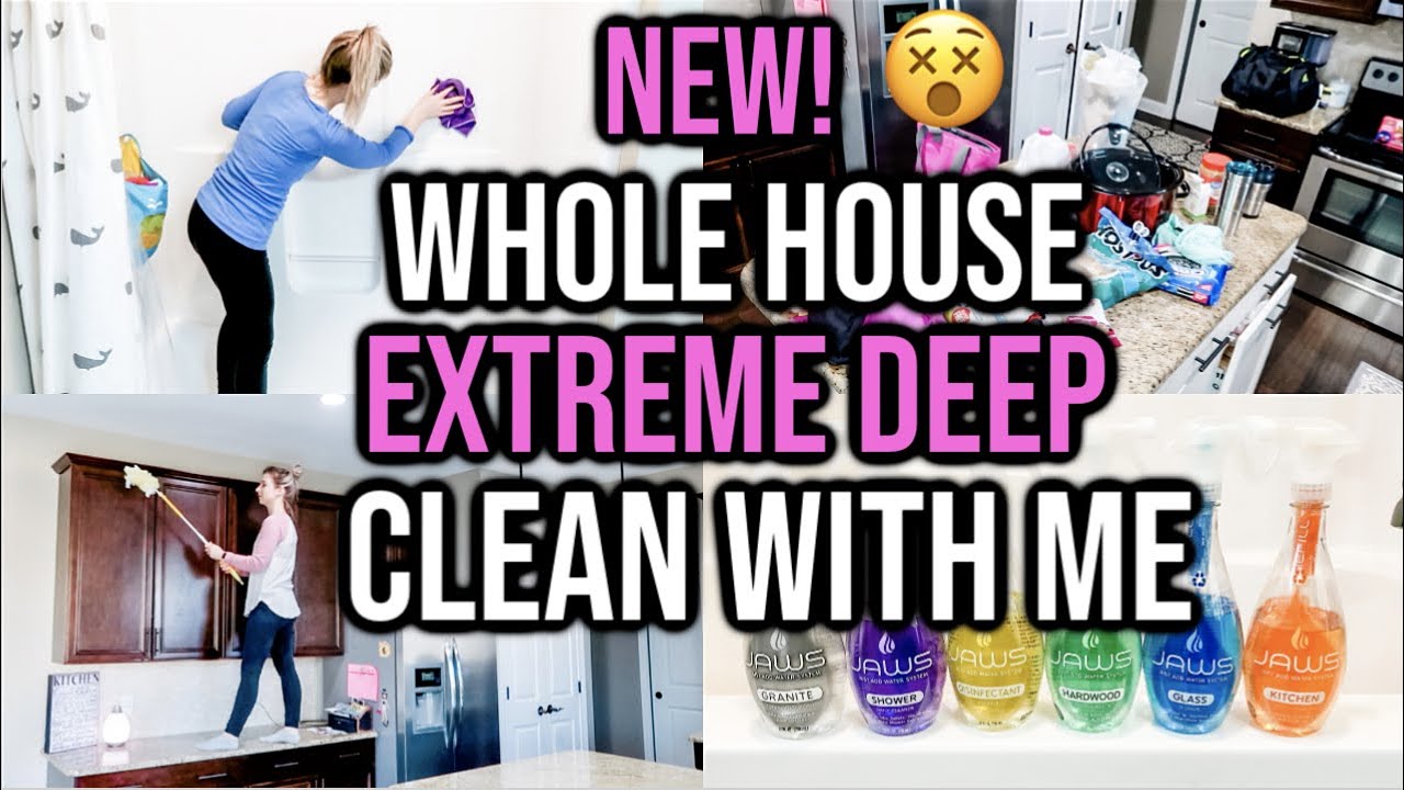 2020 EXTREME WHOLE HOUSE CLEAN WITH ME | ALL DAY CLEANING MOTIVATION | DECLUTTER | CLEANING ROUTINE