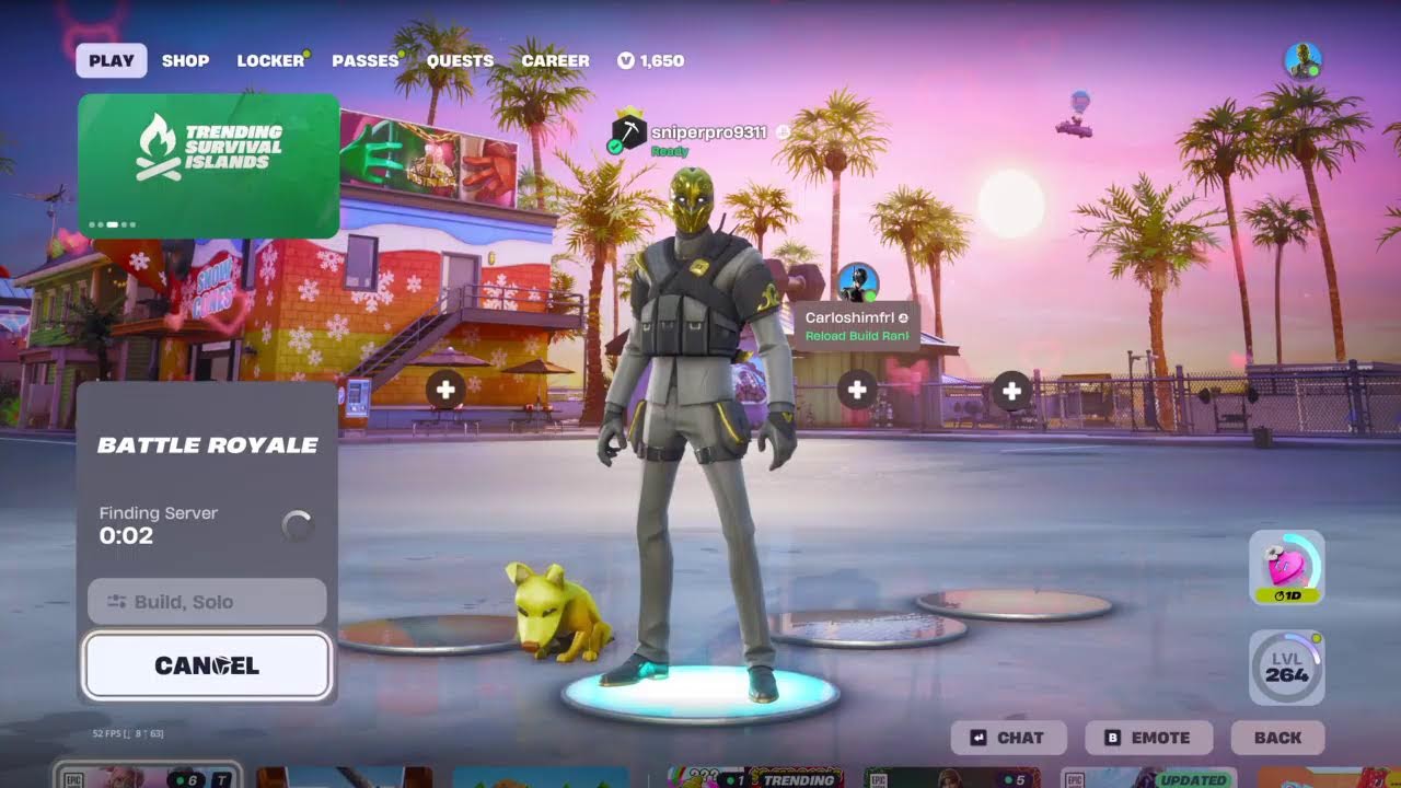 first stream, trying out battle royale :)