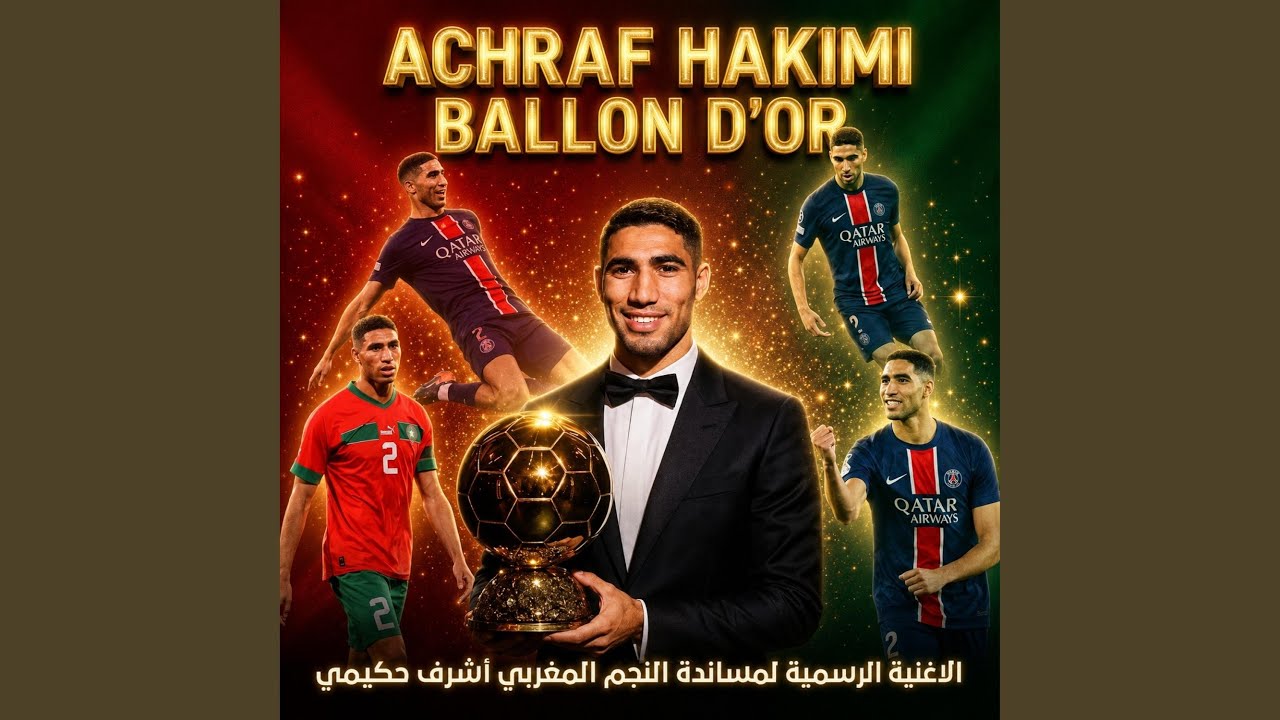 Hakimi Ballon d&rsquo;Or أغنية أشرف حكيمي