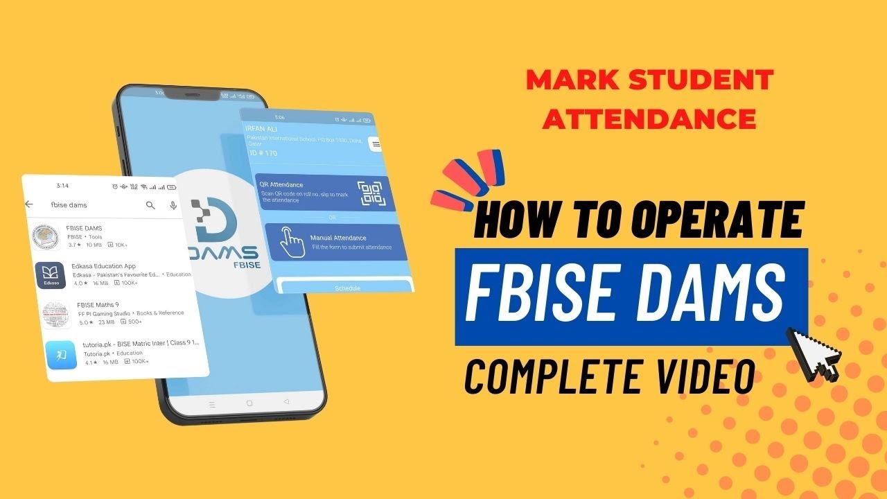 How To Operate FBISE DAMS App || Tutorial || FBISE Official