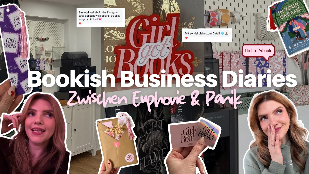 Launch geschafft 🎉 Und jetzt? Bestellungen packen, Restock vorbereiten & Studio einrichten 🥹📚
