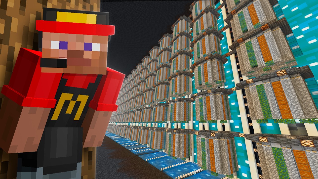 I Built a MASSIVE Farm To Get 88,888,888 Cobblestone