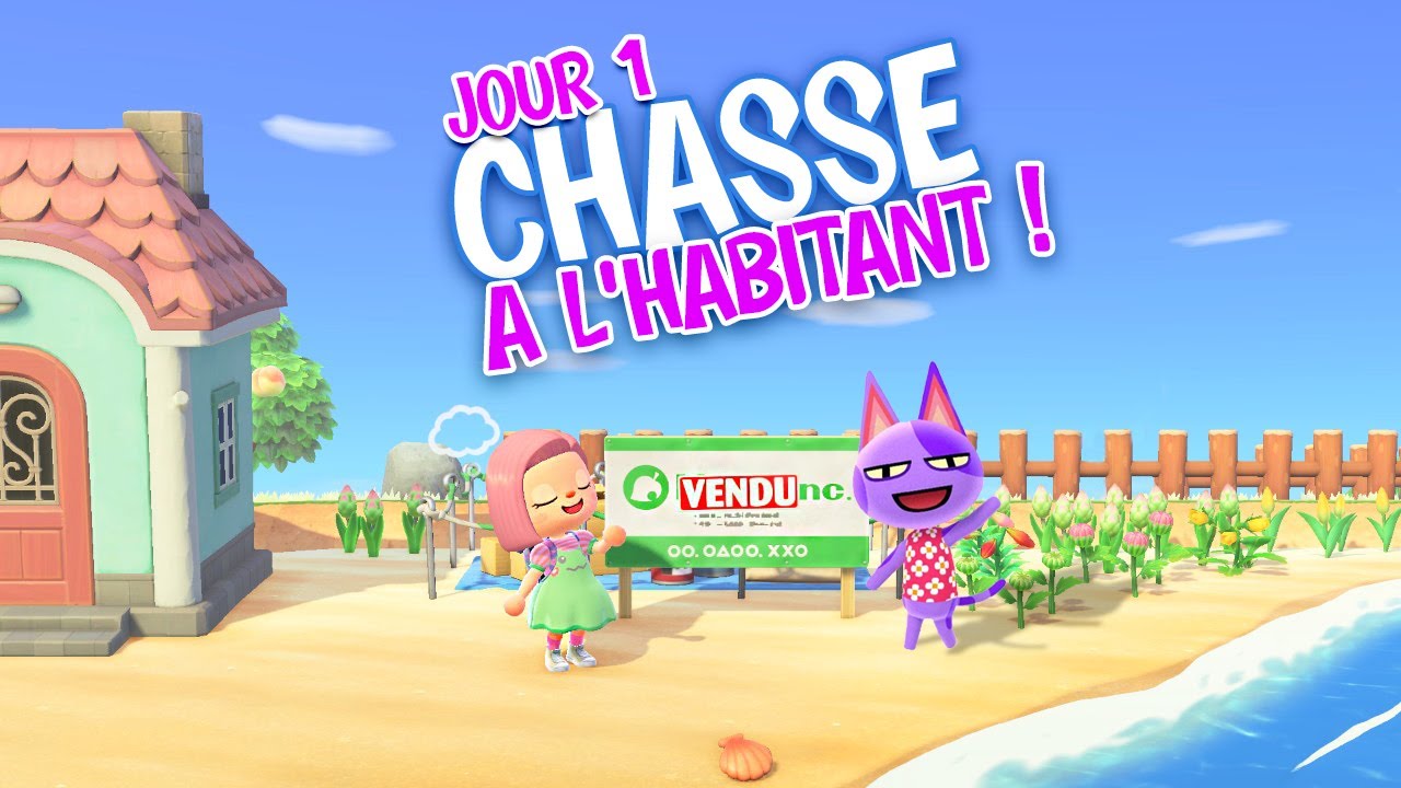 CHASSE À L'HABITANT ! ROBERT MONTRE TOI !!!  #ACNH