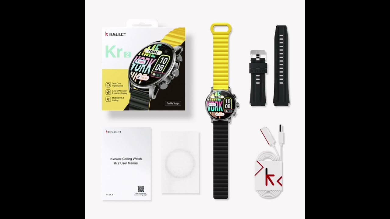 Kieslect kr2 pro calling smart watch مراجعة الساعة