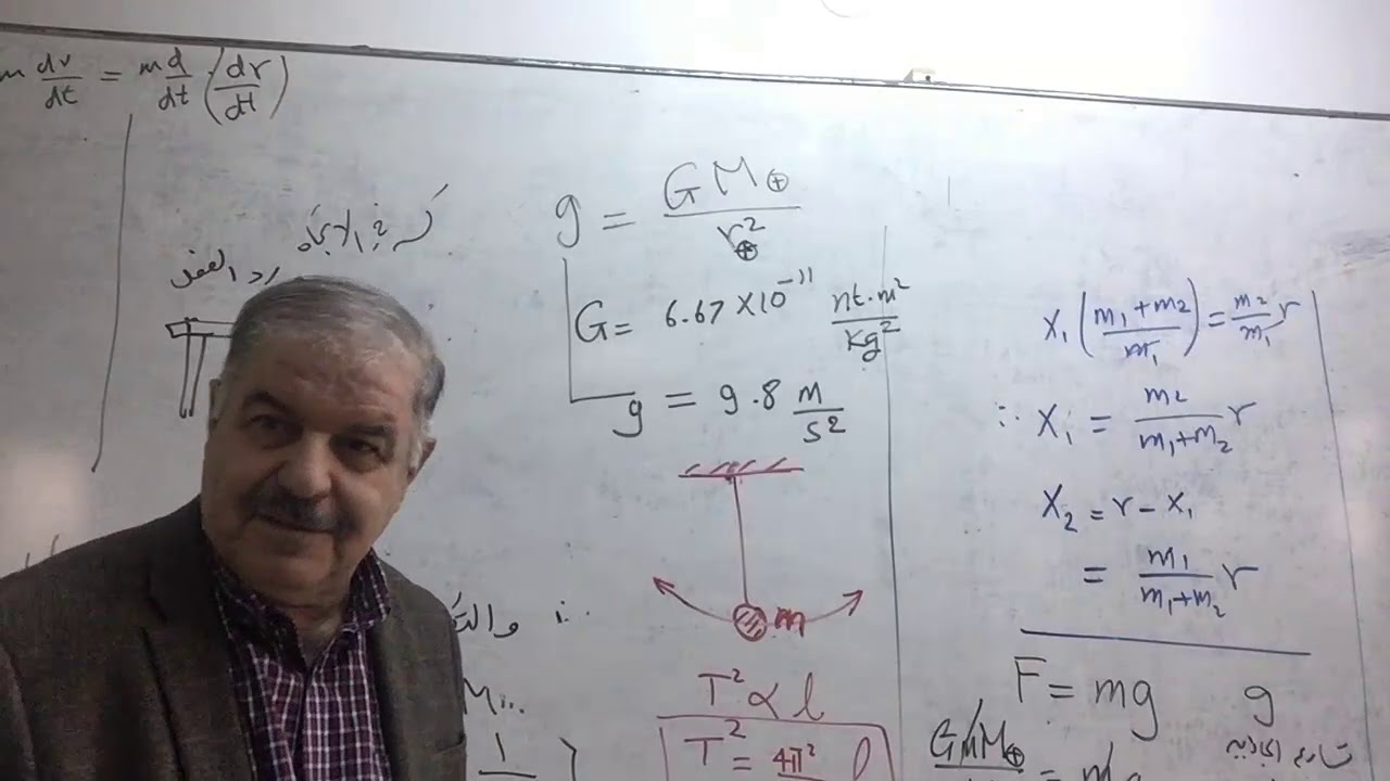 محاضرات في الفلك 9/ تسارع الجاذبية