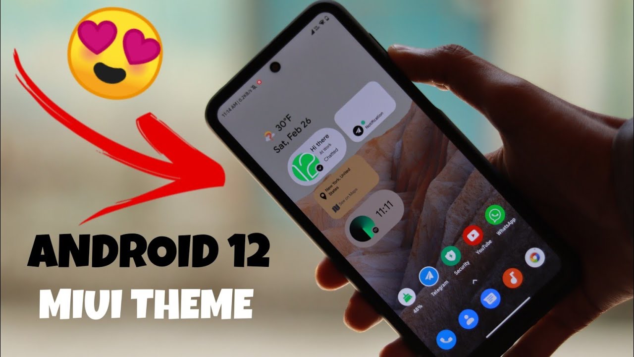 ANDROID 12 MIUI Customization Theme 😍 | No Root | Any Redmi & Poco Device | MIUI 12 Theme 🔥🔥