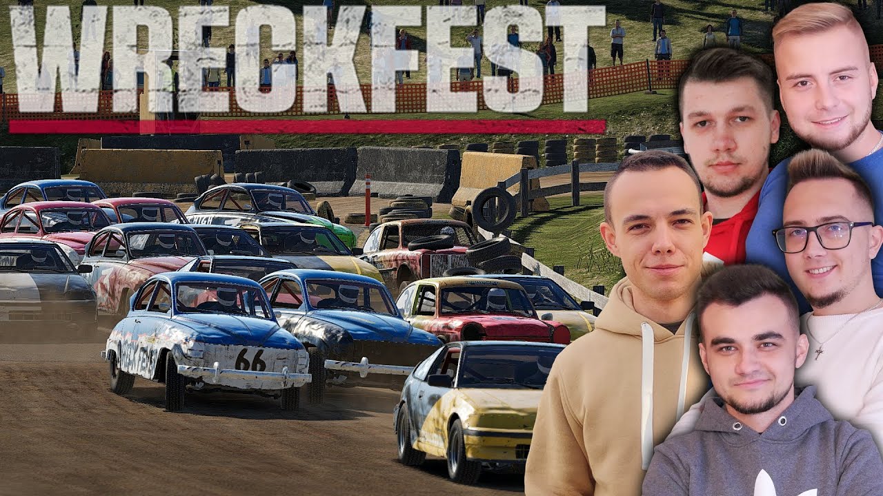 Testujemy mapki dalej! Jest moc! Najdziwniejsze tory w grze! 🚗 ☆ Wreckfest Multiplayer ☆ 😍MST😂🚗