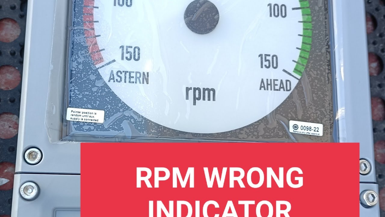 KONGSBERG RPM WRONG INDICATOR BRIDGE WING PORT SIDE TROUBLESHOOTING