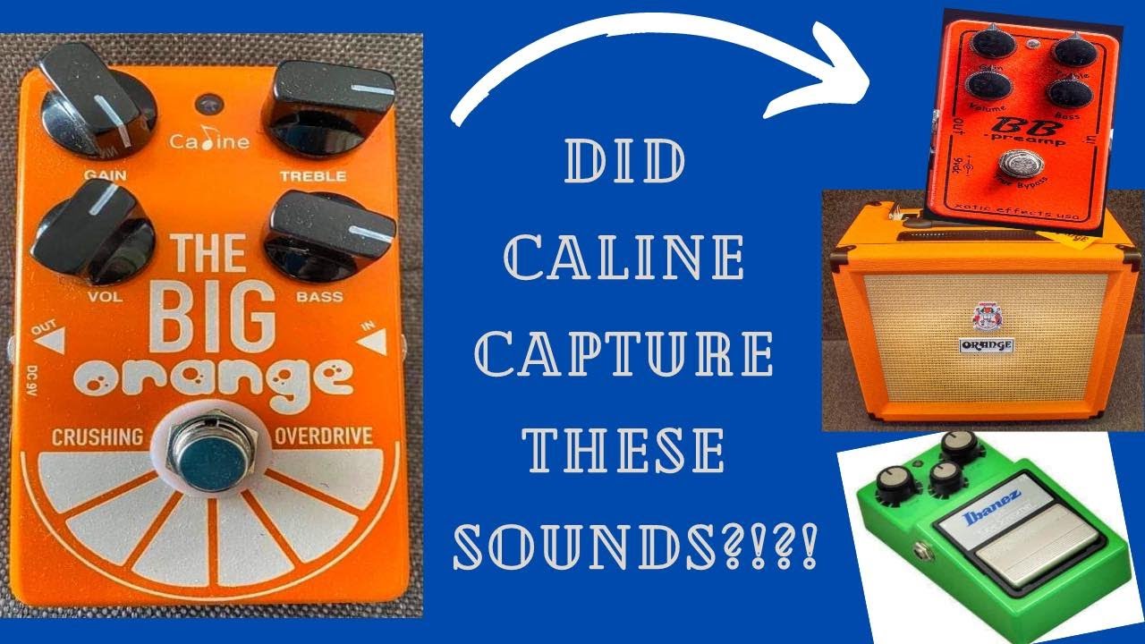 Caline The Big Orange - BB PREAMP OR ORANGE AMP?! (no talking)