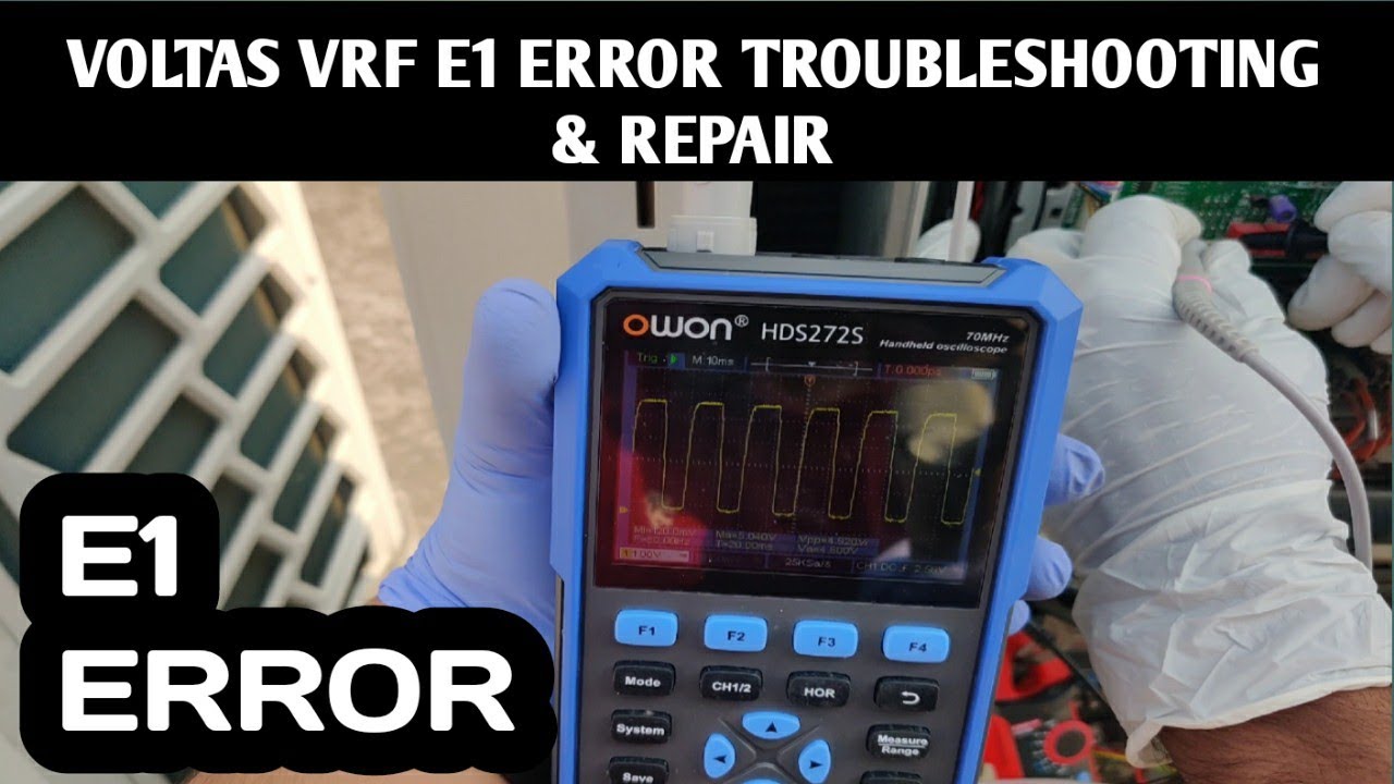 VOLTAS VRF E1 ERROR TROUBLESHOOTING & REPAIR BY QPHIX | QPHIX APPLIANCE REPAIR|