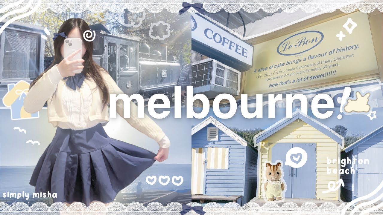 melbourne travel vlog 🏡🚂 : 15+ things to do, photo spots, puffing billy, restaurants, australia
