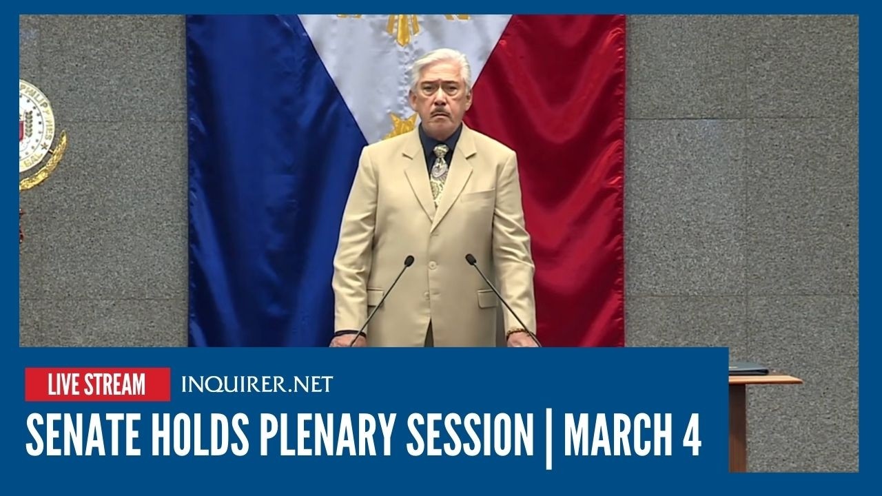 LIVE: Senate holds plenary session | March 4