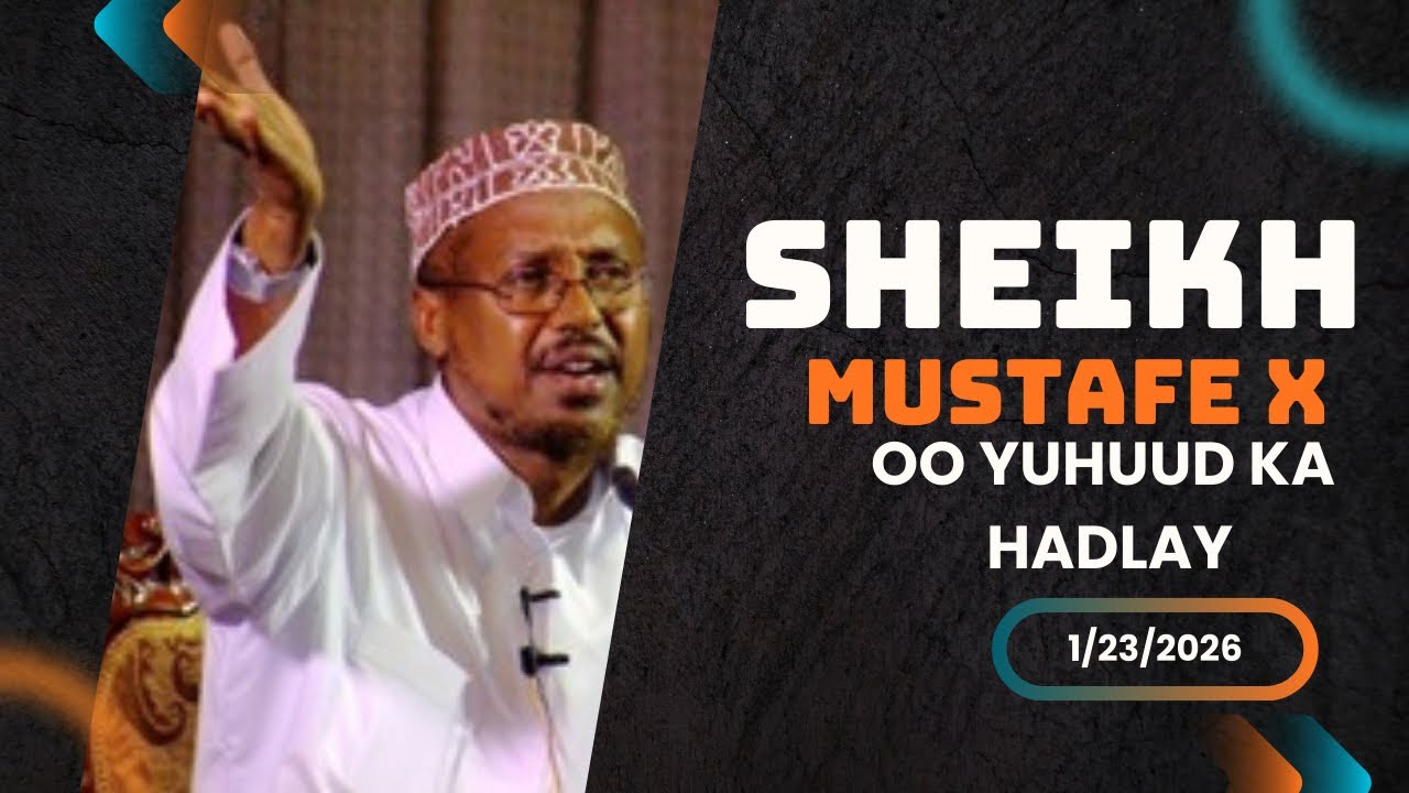 Deg Deg: Sheikh Mustafa X. ismail oo Yuhuud ka Hadlay Full Video HD+ 