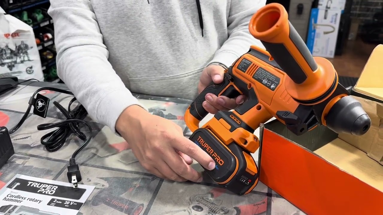 ROTOMARTILLO INALÁMBRICO TRUPER PRO CÓDIGO 103263 EN DISEÑO E ILUMINACIÓN PARRAM