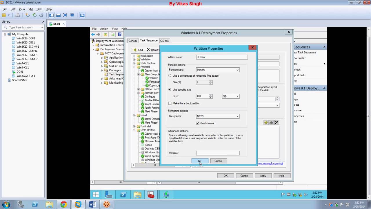 How to Deploy Windows 8 using MDT 2013 Full Step by Step