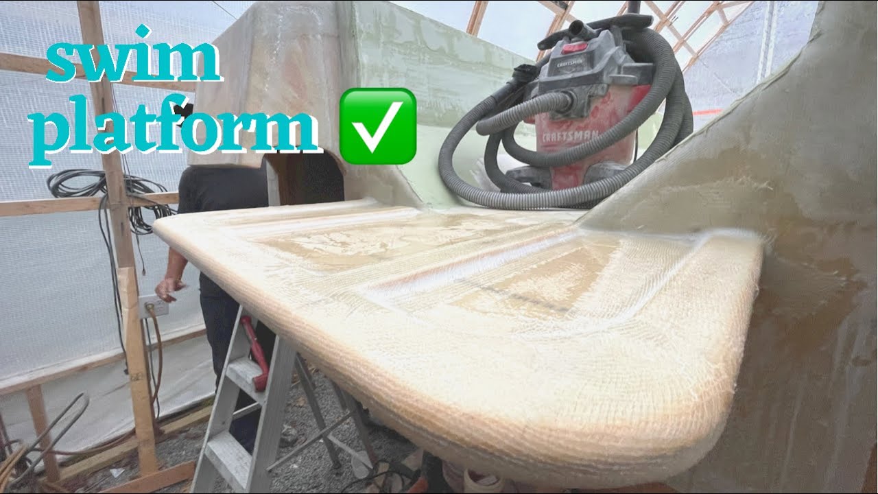 Step 51: We do it Nice because we do it Twice! Swim Platform & Gussets POWER CATAMARAN BUILD SERIES