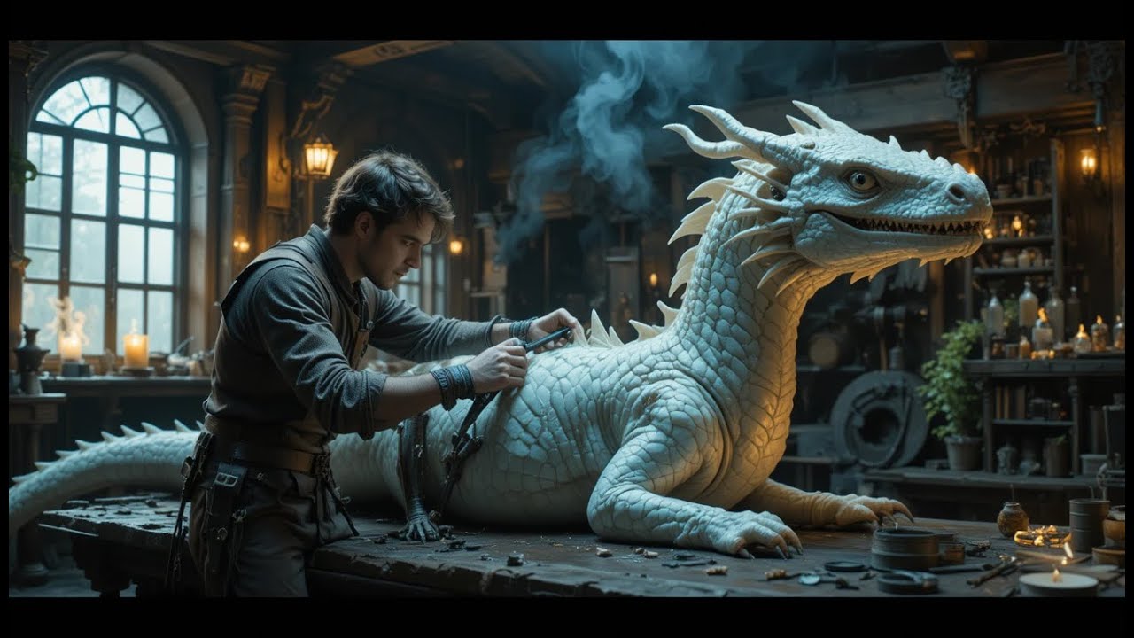 To Rescue Her Albino Dragon Mother, She Trusted a Human Mechanic