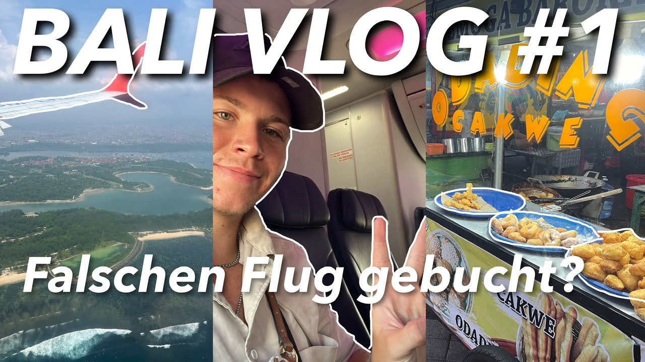 FALSCHEN FLUG GEBUCHT? MIT gebrochenem Fuß nach Bali! BALI VLOG #1