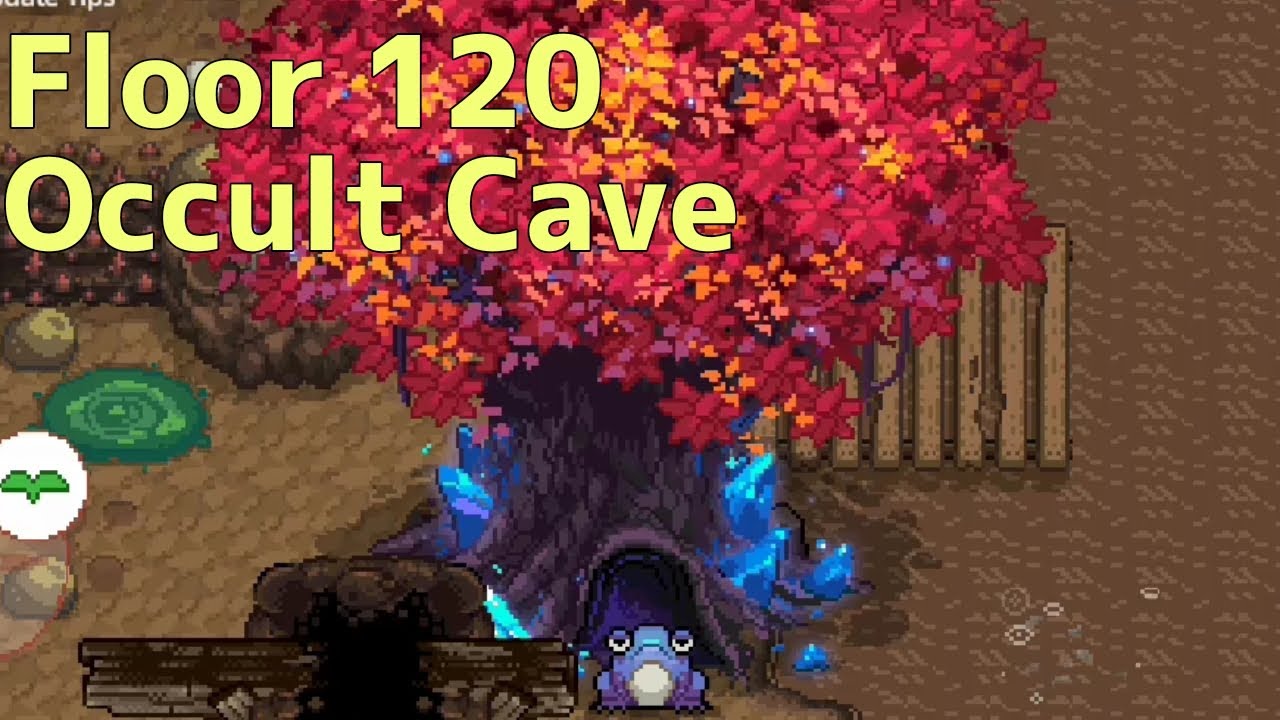 Reach 120 Floor in Occult Cave and Choose an item as a Reward | Harvest Town